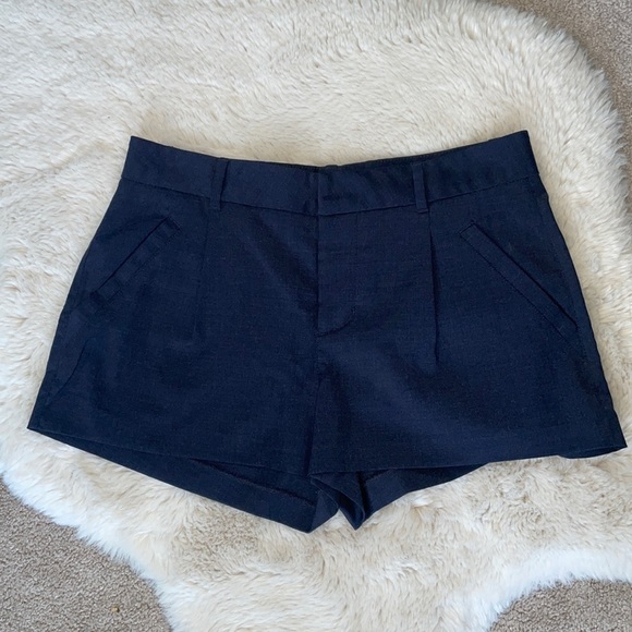 Talula Navy Blue Dressy Shorts - Picture 1 of 5